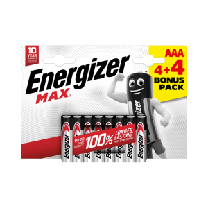 Energizer mikrotužka AAA/4+4 zdarma