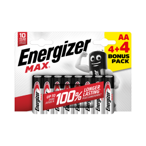 Energizer mikrotužka AA/4+4 zdarma